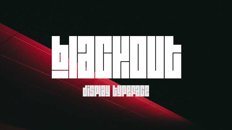 Blackout Font › Fontesk