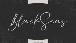 Blackseas Signature Font › Fontesk