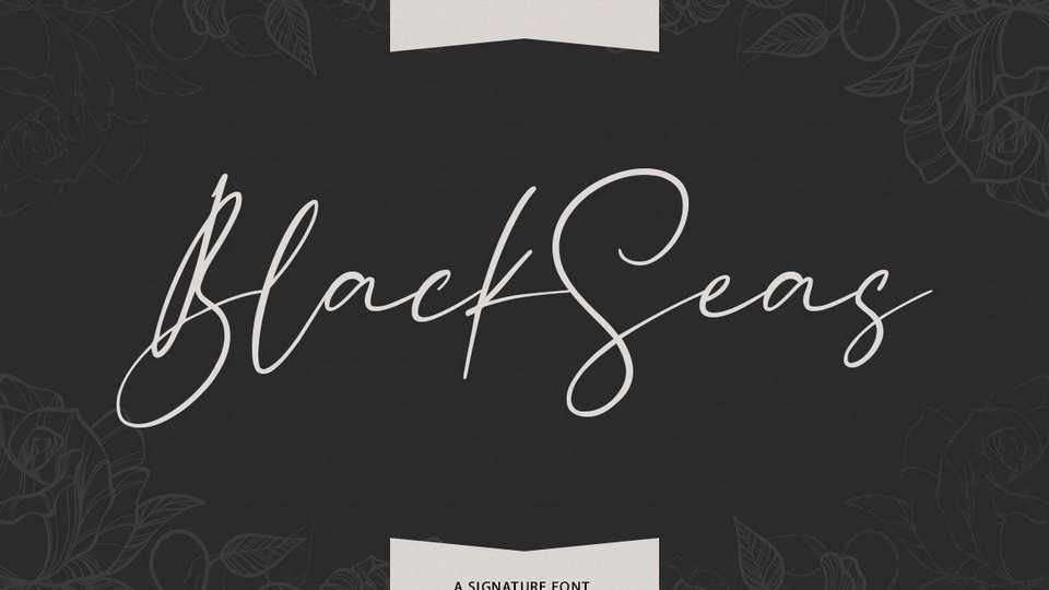 Blackseas Signature Font › Fontesk