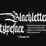 Blackside Blackletter Font - Fonte Grátis Blackside Blackletter Font