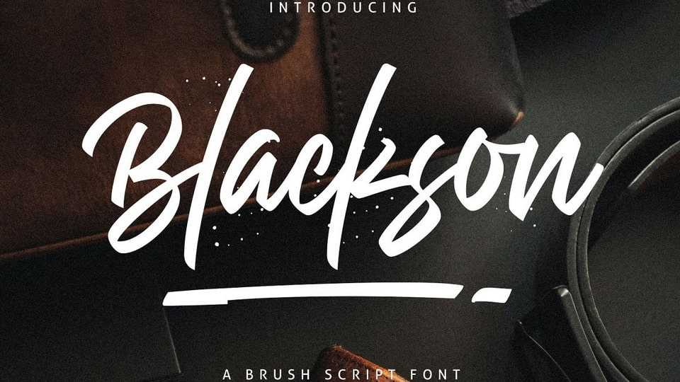 Blackson Font › Fontesk