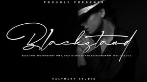 Blackstand Font › Fontesk