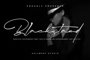 Blackstand Script Font