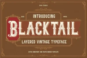 Blacktail Blackletter font