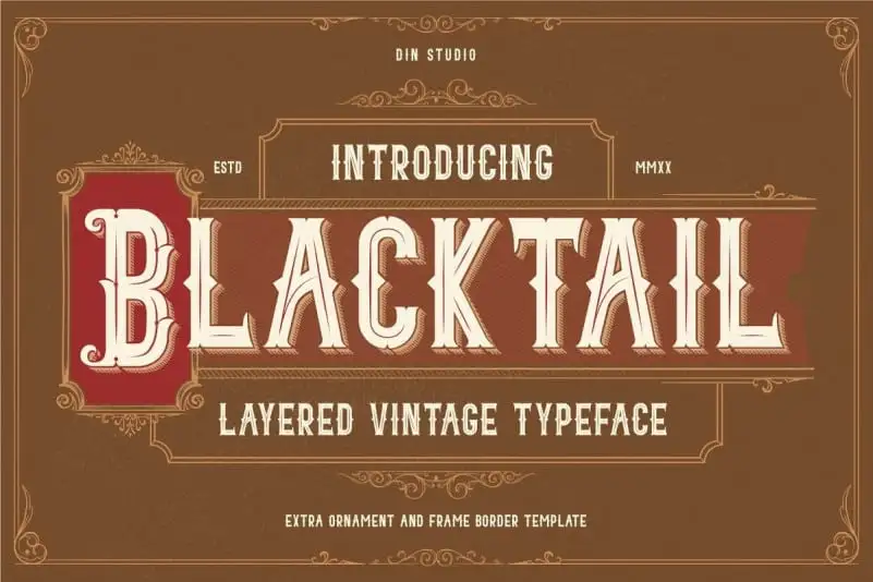 Blacktail Blackletter font