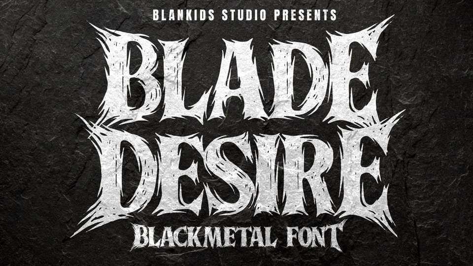 Blade Desire Font › Fontesk