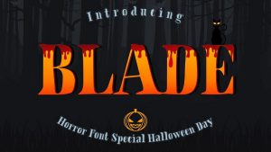 Blade Font › Fontesk