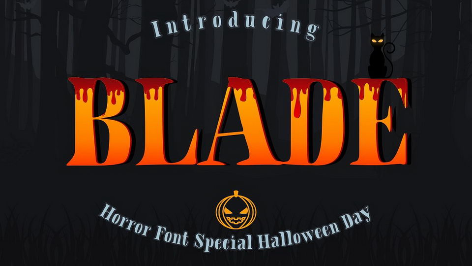 Blade Font › Fontesk