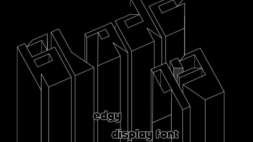 Blade43 Font › Fontesk