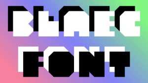 Blaec Font › Fontesk
