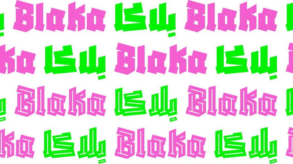 Blaka Font › Fontesk