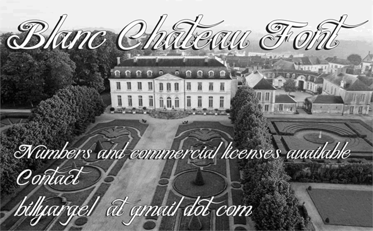 BLANC CHATEAU Font