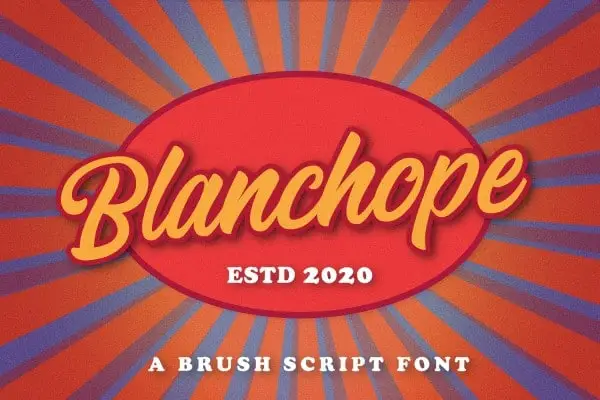 Blanchope Script Font