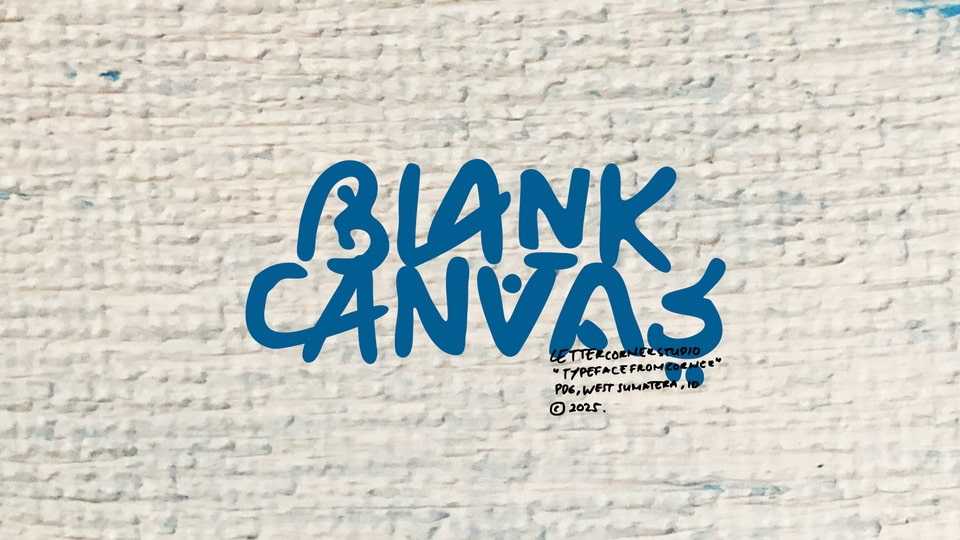 Blank Canvas Font › Fontesk