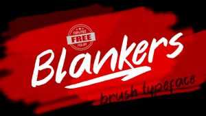 Blankers Brush Font › Fontesk