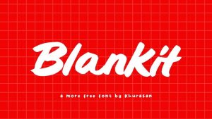Blankit Font › Fontesk