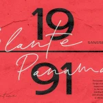 Blante Panama Font Dou