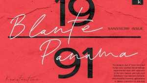 Blante Panama Script Font › Fontesk