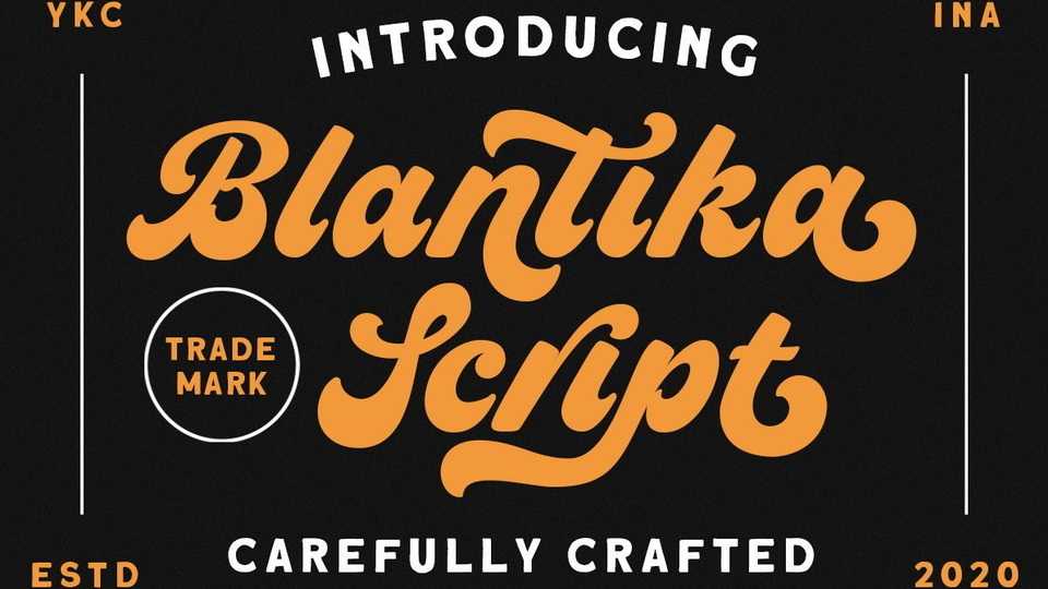 Blantika Script Font › Fontesk