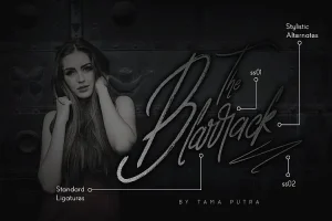 Blarrack Script Font Duo