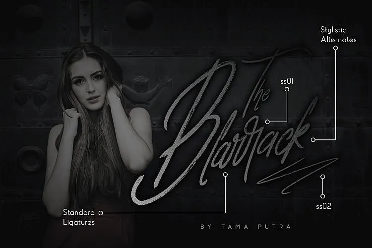 Blarrack Script Font Duo