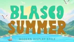 Blasco Summer Font › Fontesk