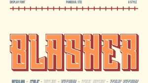 Blasher Font › Fontesk