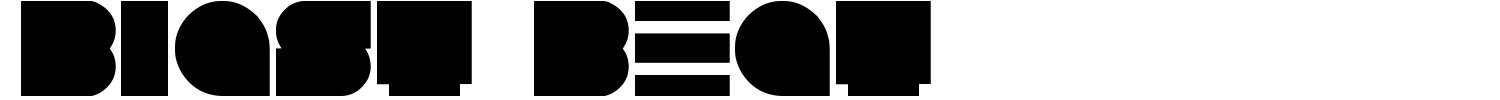Blast Beat Font