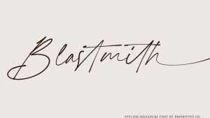 Blastmith Font › Fontesk