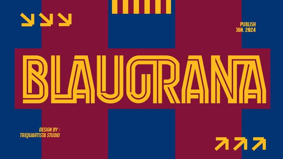Blaugrana Font › Fontesk