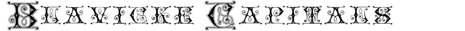 Blavicke Capitals Font