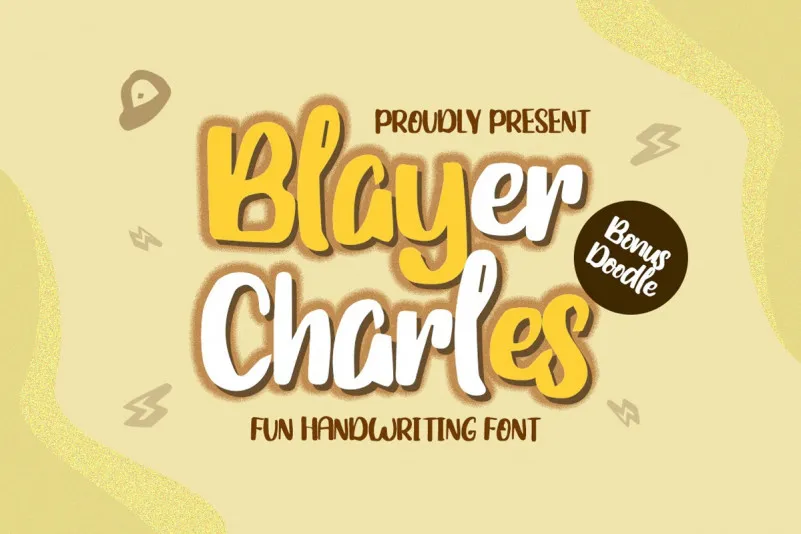 Blayer Charles - Playful Font