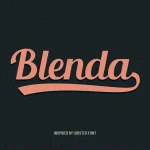 Blenda Script Font