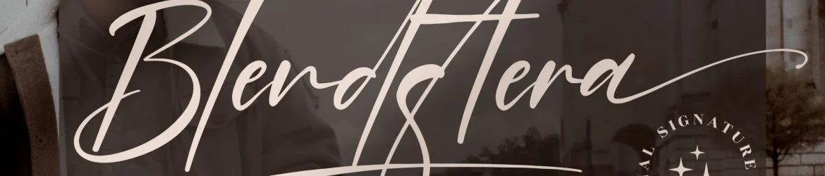 Blendstera Font