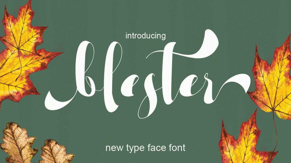 Blester Script › Fontesk