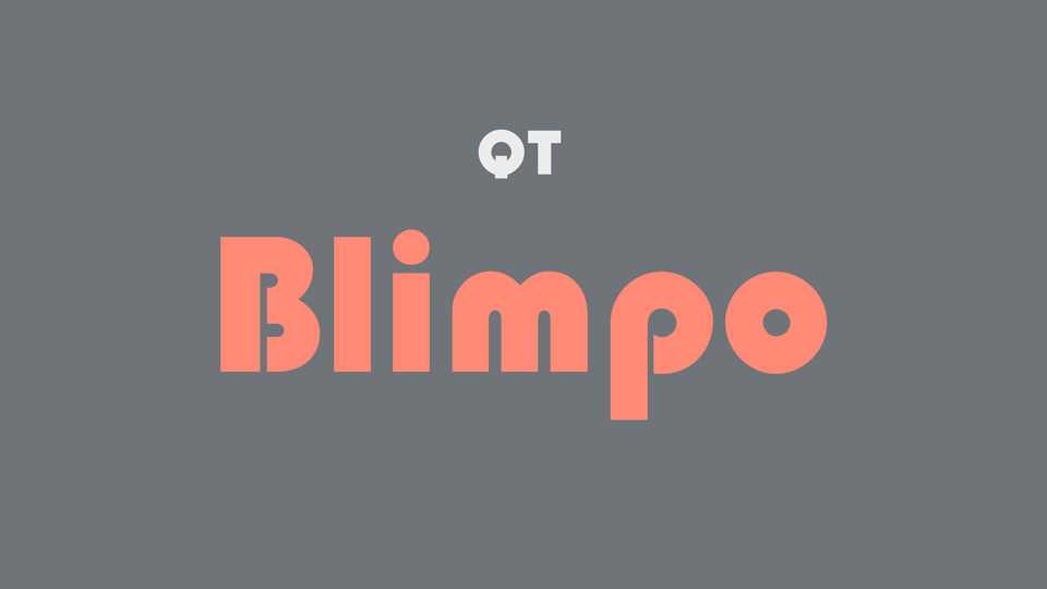 Blimpo Font › Fontesk