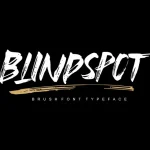 Blindspot Brush Font