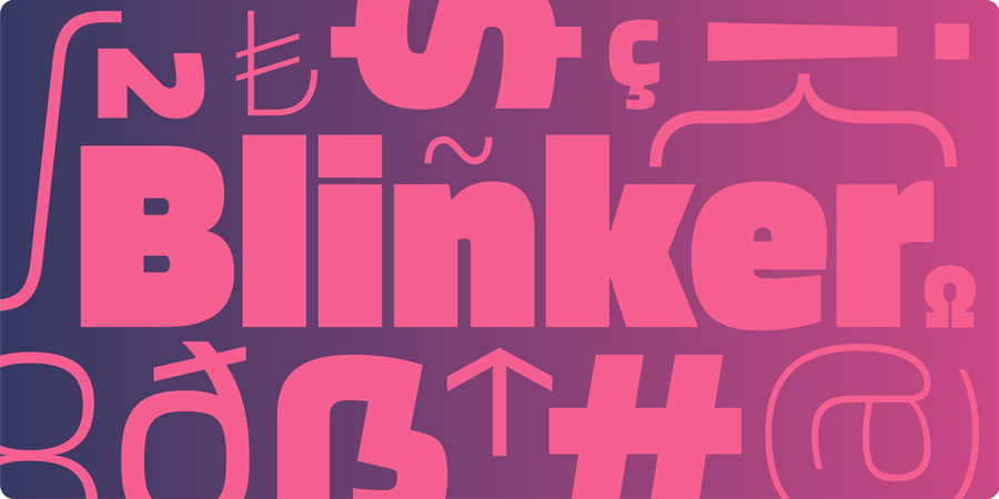 Blinker Font Family