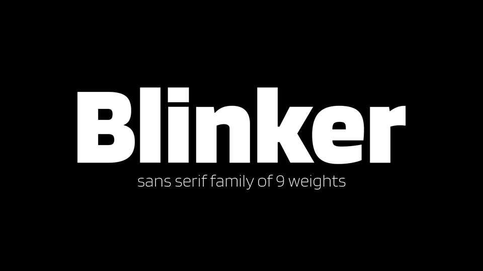 Blinker Typeface › Fontesk