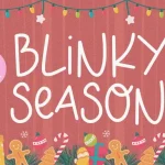 BLINKY SEASON Monoline Font - Fonte Grátis BLINKY SEASON Monoline Font