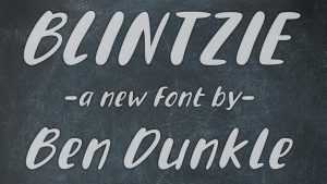 Blintzie Font › Fontesk
