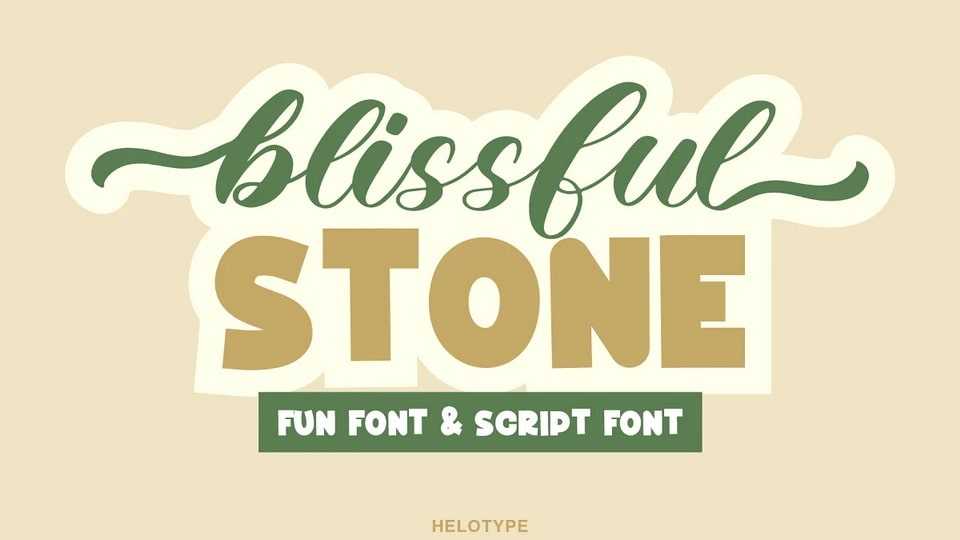 Blissful Stone Script Font › Fontesk