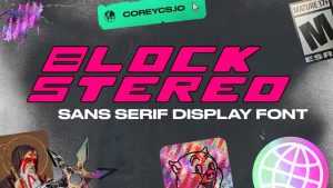 Block Stereo Font › Fontesk