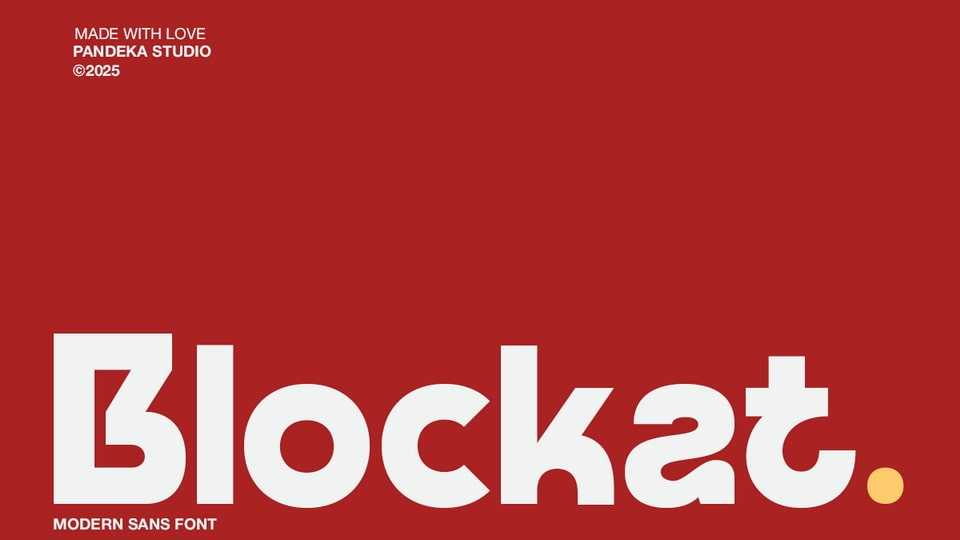 Blockat Font › Fontesk