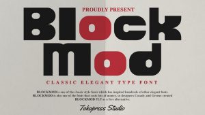 Blockmod Font › Fontesk