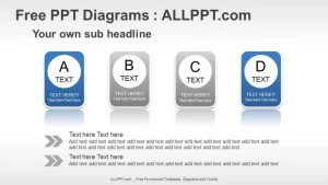 Blocks and Circle Flow PPT Diagrams