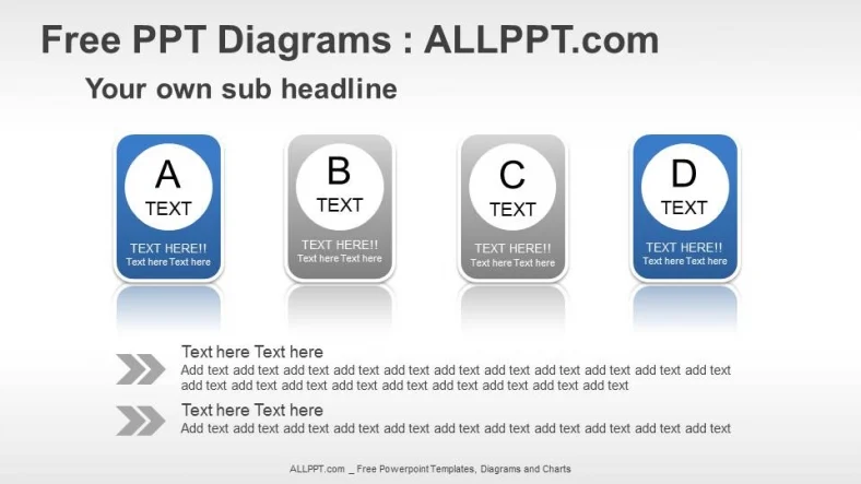 Blocks and Circle Flow PPT Diagrams