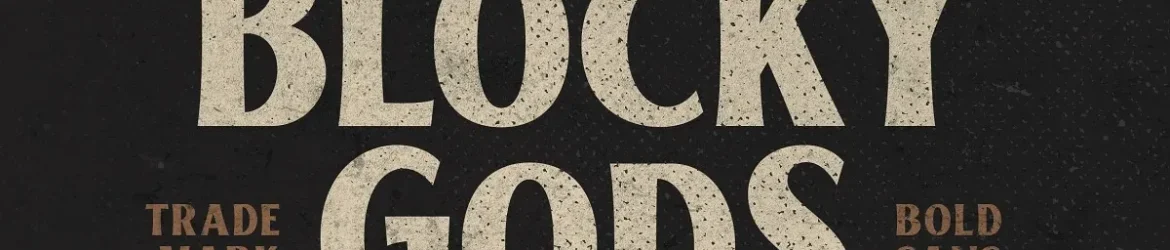 Blocky Gods Font