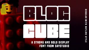 Blog Cube Font › Fontesk