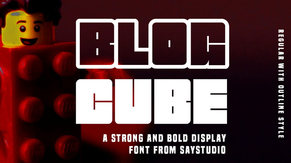 Blog Cube Font › Fontesk